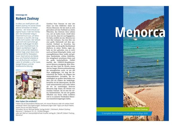 Produktbild: MICHAEL M&Uuml;LLER Reisef&uuml;hrer Menorca