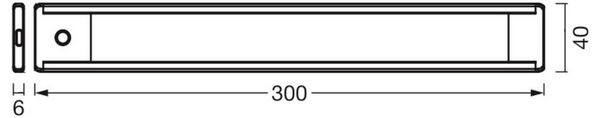 Produktbild: OSRAM Undercabinet Flexus Linear 4.2W CCT DIM White LED-Unterbauleuchte LED LED fest eingebaut 4.2 W Warmwei&szlig; Wei&szlig;