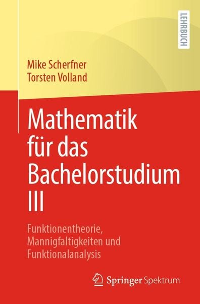 Produktbild: Mathematik f&uuml;r das Bachelorstudium III