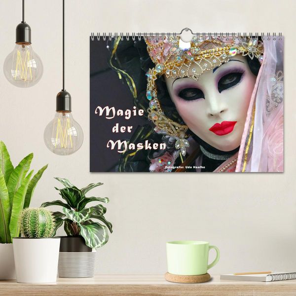 Produktbild: Magie der Masken (Wandkalender 2026 DIN A4 quer), CALVENDO Monatskalender