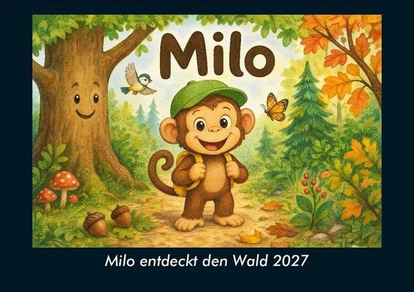 Produktbild: Milo entdeckt den Wald 2027 Fotokalender DIN A5