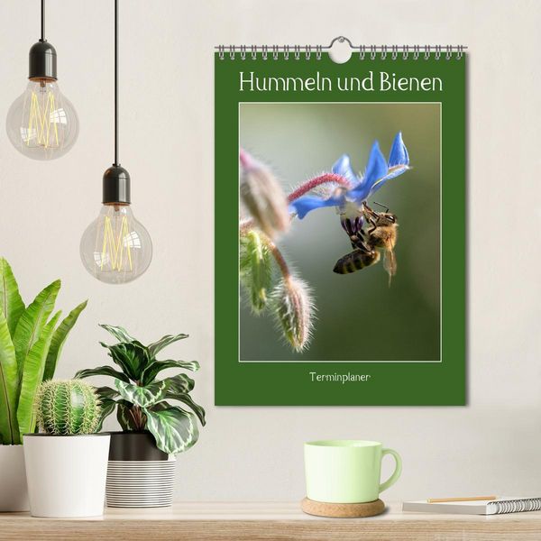 Produktbild: Hummeln und Bienen Terminplaner (Wandkalender 2026 DIN A4 hoch), CALVENDO Monatskalender