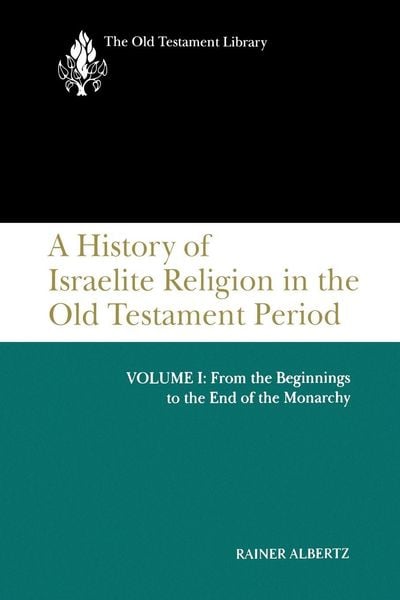 Produktbild: A History of Israelite Religion, Volume 1