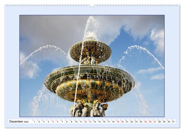 Produktbild: Sch&ouml;ne Wasserspiele (Wandkalender 2026 DIN A2 quer), CALVENDO Monatskalender