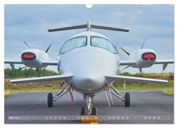 Produktbild: Flugzeuge und Hubschrauber im Portr&auml;t (Wandkalender 2026 DIN A3 quer), CALVENDO Monatskalender