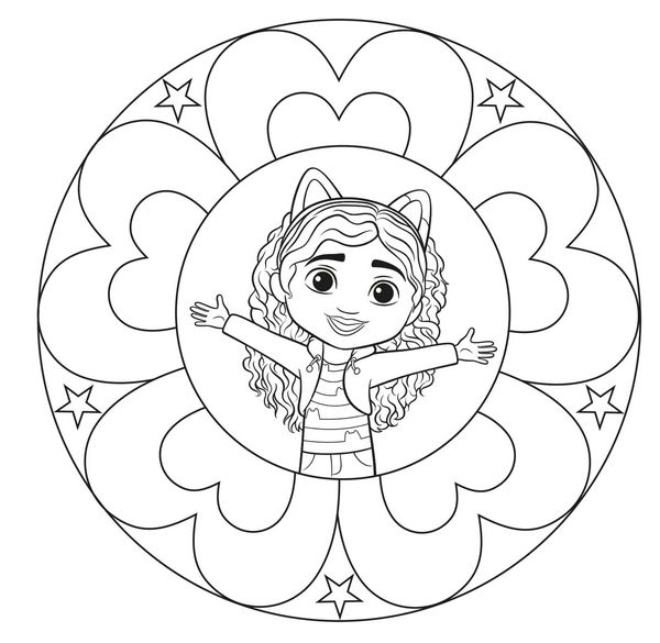 Produktbild: Gabby's Dollhouse: Mandala-Malspaß