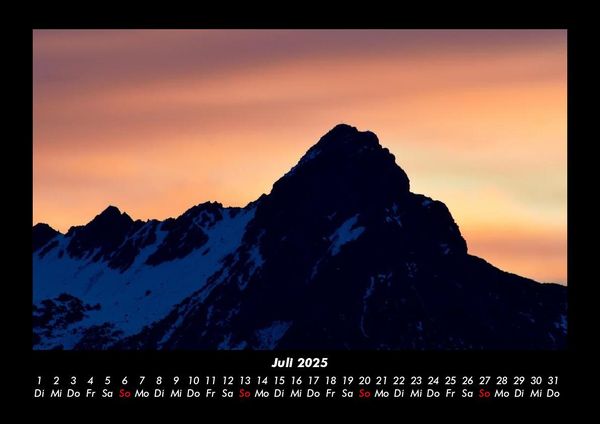 Produktbild: Bergige Welten 2025 Fotokalender DIN A3