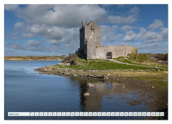 Produktbild: Irland - Unterwegs auf dem Wild Altantic Way (Tischkalender 2026 DIN A5 quer), CALVENDO Monatskalender