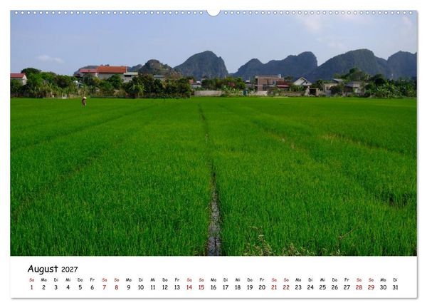 Produktbild: Vietnams verborgenes Paradies (hochwertiger Premium Wandkalender 2027 DIN A2 quer), Kunstdruck in Hochglanz