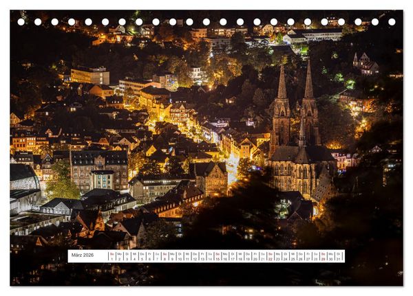 Produktbild: Mein historisches Marburg (Tischkalender 2026 DIN A5 quer), CALVENDO Monatskalender