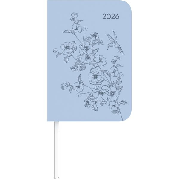 Produktbild: Lady Journal Mini Deluxe Sky 2026 - Taschen-Kalender 8x11,5 cm - Tucson Einband - mit Motivprägung - Weekly - 144 Seiten - Alpha Edition
