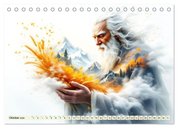 Produktbild: W&auml;chter der Natur (Tischkalender 2026 DIN A5 quer), CALVENDO Monatskalender