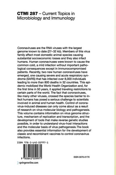 Produktbild: Coronavirus Replication and Reverse Genetics