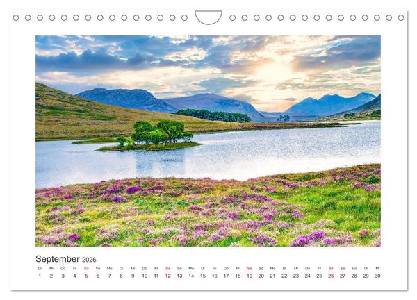 Produktbild: Schottland - Magische Landschaften der Highlands (Wandkalender 2026 DIN A4 quer), CALVENDO Monatskalender