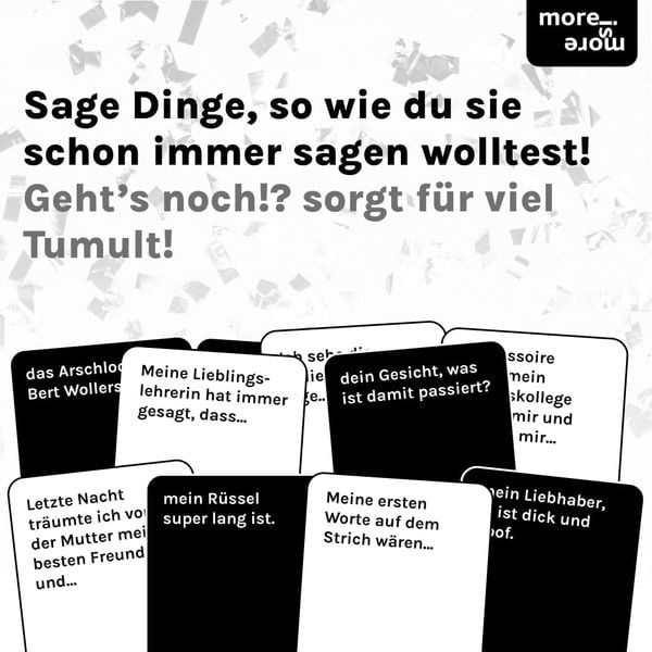 Produktbild: Geht's noch!? - das zwielichtige Partyspiel