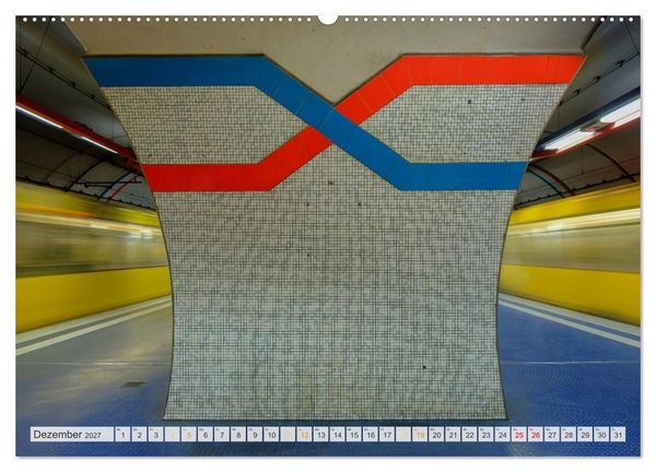 Produktbild: Ruhrbahn: U Linien verbinden (Wandkalender 2027 DIN A2 quer), CALVENDO Monatskalender