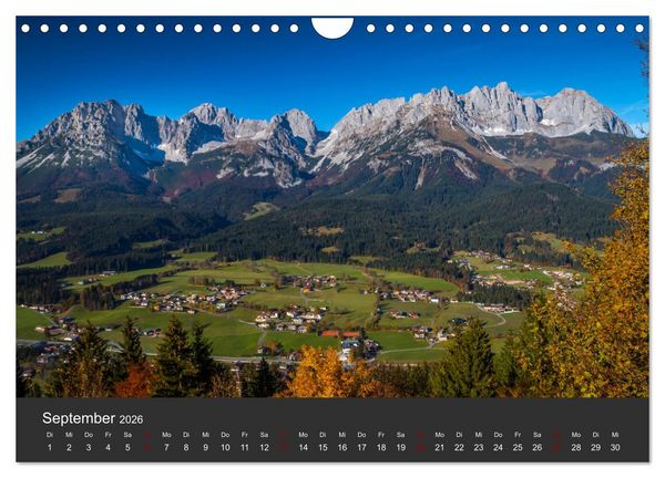 Produktbild: Der Wilde Kaiser, das Kletterparadies bei Kitzb&uuml;hel (Wandkalender 2026 DIN A4 quer), CALVENDO Monatskalender