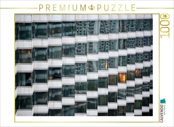 CALVENDO Puzzle Hong Kong; Harbour Plaza | 1000 Teile Lege-Größe 64x48cm Foto-Puzzle für glückliche Stunden