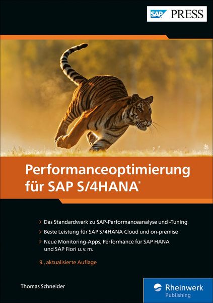 Produktbild: Performanceoptimierung f&uuml;r SAP S/4HANA