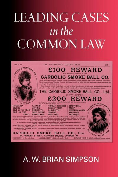 Produktbild: Leading Cases in the Common Law