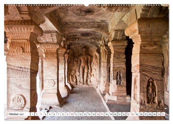 Produktbild: Momente einer Reise - Goa und Karnataka (hochwertiger Premium Wandkalender 2027 DIN A2 quer), Kunstdruck in Hochglanz