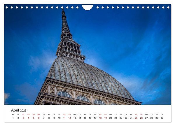 Produktbild: Piemont und Turin (Wandkalender 2026 DIN A4 quer), CALVENDO Monatskalender