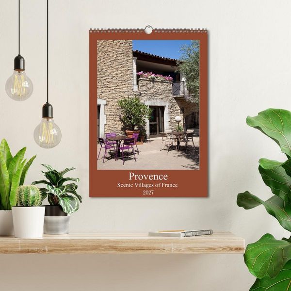 Produktbild: Provence &ndash; Scenic Villages of France (Wall Calendar 2027 DIN A3 portrait), CALVENDO 12 Month Wall Calendar