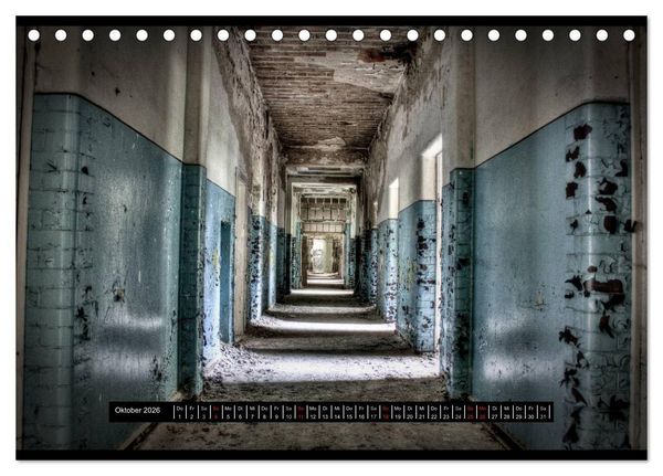 Produktbild: Lost Places, Vergessene Orte / AT-Version (Tischkalender 2026 DIN A5 quer), CALVENDO Monatskalender