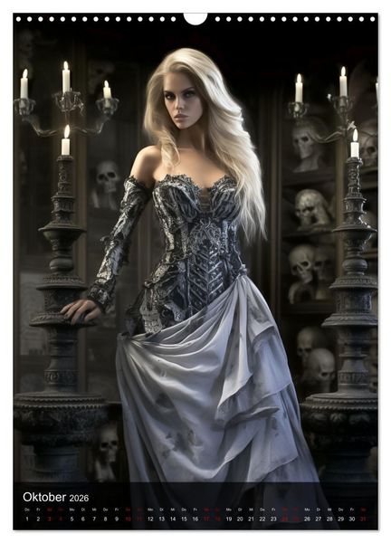 Produktbild: Herrscherin der Dunkelheit (Wandkalender 2026 DIN A3 hoch), CALVENDO Monatskalender