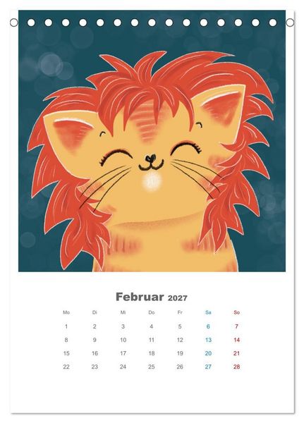 Produktbild: LEOPOLD DER DRITTE - Ein Kater mit ganz viel Charme (Tischkalender 2027 DIN A5 hoch), CALVENDO Monatskalender