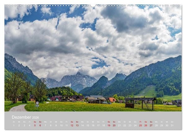 Produktbild: Die Julischen Alpen (Wandkalender 2026 DIN A2 quer), CALVENDO Monatskalender