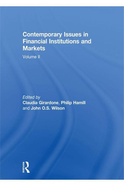 Produktbild: Contemporary Issues in Financial Institutions and Markets