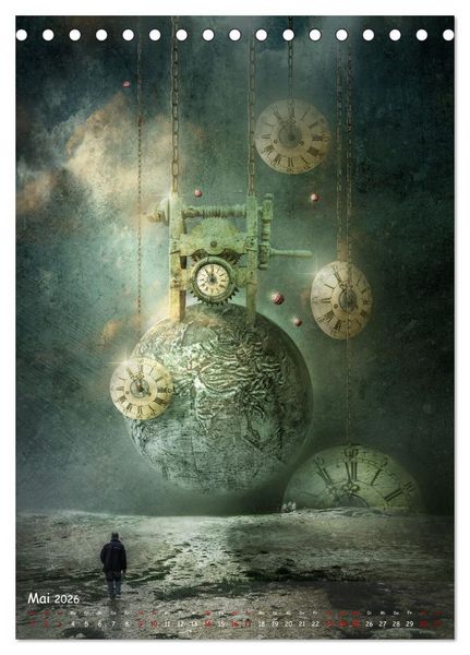 Produktbild: Kleine Auszeit im Reich der Fantasie (Tischkalender 2026 DIN A5 hoch), CALVENDO Monatskalender
