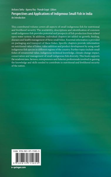 Produktbild: Perspectives and Applications of Indigenous Small Fish in India