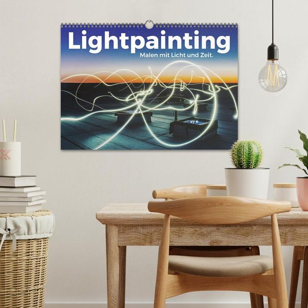 Produktbild: Lightpainting - Malen mit Licht und Zeit (Wandkalender 2026 DIN A3 quer), CALVENDO Monatskalender