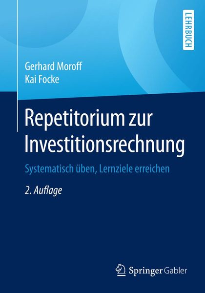 Produktbild: Repetitorium zur Investitionsrechnung