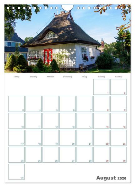 Produktbild: Ostseebad Prerow - Dar&szlig;er Momente - Terminplaner (Wandkalender 2026 DIN A4 hoch), CALVENDO Monatskalender
