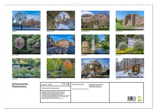 Produktbild: Sehenswertes Wassenberg (Wandkalender 2026 DIN A2 quer), CALVENDO Monatskalender