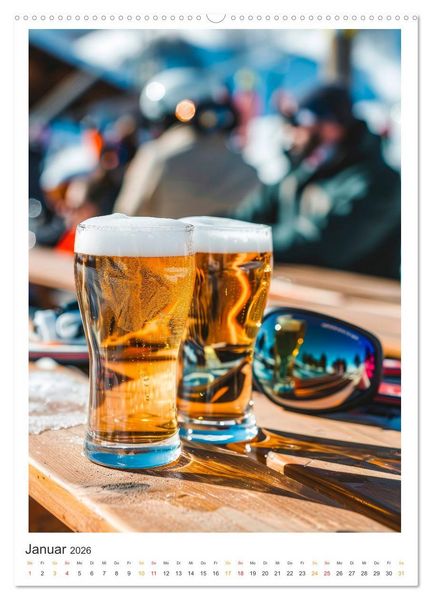 Produktbild: Cooles Bier - K&ouml;stliches aus der Natur. (Wandkalender 2026 DIN A2 hoch), CALVENDO Monatskalender