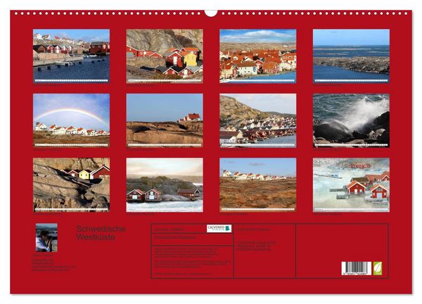 Produktbild: Schwedische Westk&uuml;ste (Wandkalender 2026 DIN A2 quer), CALVENDO Monatskalender