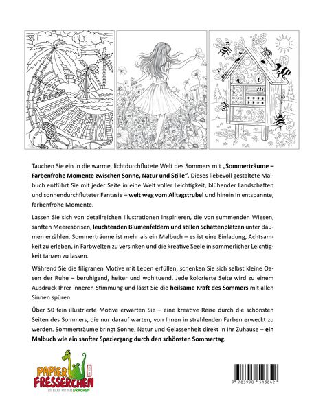 Produktbild: Sommertr&auml;ume - Farbenfrohe Momente zwischen Sonne, Natur und Stille