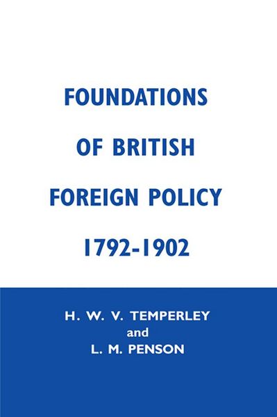 Produktbild: Foundations of British Foreign Policy, 1792-1902
