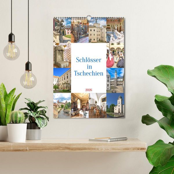 Produktbild: Sch&ouml;sser in Tschechien (Wandkalender 2026 DIN A3 hoch), CALVENDO Monatskalender