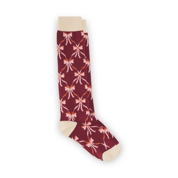 Produktbild: Kniesocke &bdquo;Merry Bows&ldquo;, Gr. 39-41
