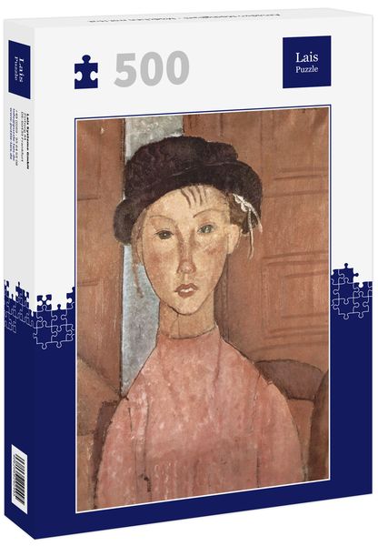 Produktbild: Lais Puzzle Amadeo Modigliani - M&auml;dchen mit Hut 500 Teile