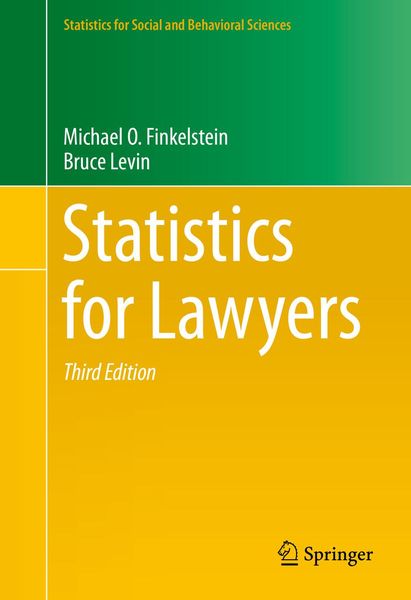 Produktbild: Statistics for Lawyers
