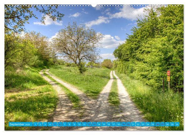 Produktbild: Natur pur - Volkach am Main (Wandkalender 2026 DIN A2 quer), CALVENDO Monatskalender