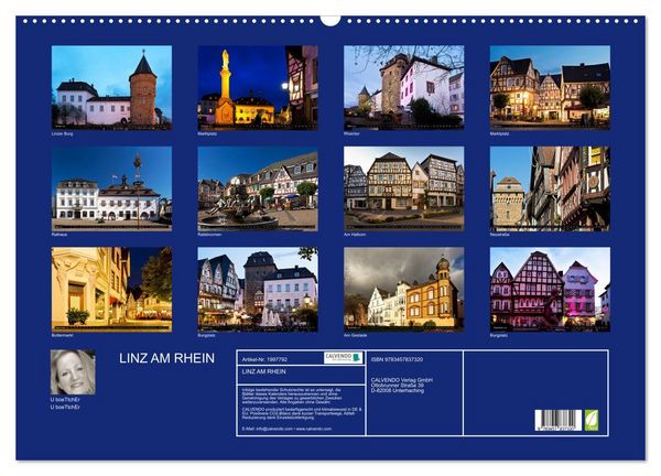 Produktbild: LINZ AM RHEIN (Wandkalender 2026 DIN A2 quer), CALVENDO Monatskalender