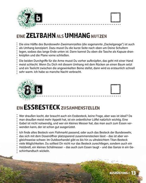 Produktbild: Die Bucket List f&uuml;r echte Bushcrafter