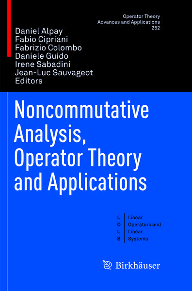Produktbild: Noncommutative Analysis, Operator Theory and Applications